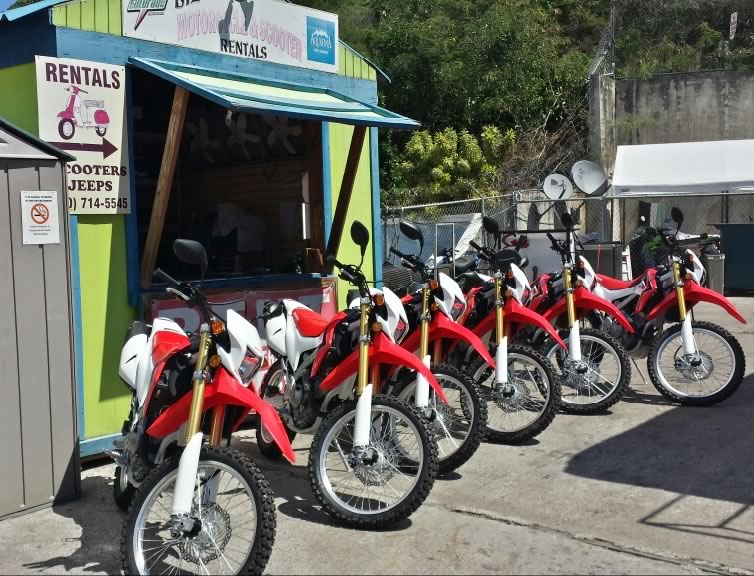 Scooter and Motorbike rentals in St. Thomas USVI